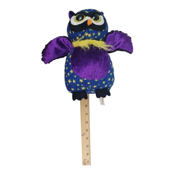 Ganz Webkinz Midnight Owl Plush No Code Stuffed Animal Toy Doll Stars Halloween - Picture 11 of 12